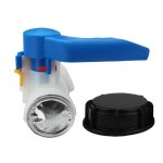 A replacement 2 inch outlet for an IBC