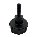 An IBC adaptor - S60x6 (2 inch) Female to (0.5 inch) Hose Tail