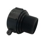 An IBC adaptor - S60x6 (2 inch) Female to (1.5 inch) BSP Male Adaptor