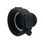 Rear profile of an IBC adaptor - S60x6 (2 inch) Female to (1.5 inch) BSP Male Adaptor