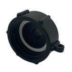 Rear profile of IBC adaptor - S60x6 (2 inch) Female to (0.75 inch) BSP Male Adaptor