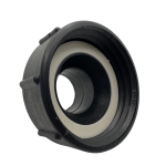 Rear profile of an IBC adapter - S100x8 (3 inch) Female to S60x6 (2 inch) Male Buttress