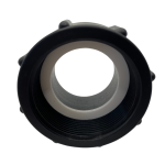 Rear profile of an IBC adapter - S60x6 (2 inch) Male to (2 inch) BSP Female Adapter