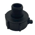 Top profile of an IBC adaptor - S60x6 (2 inch) Female to (1 inch) BSP Male Adaptor
