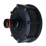 An adaptor for connecting an IBC valve to a hozelock connector